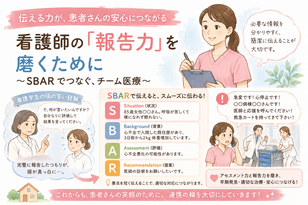 看護師の「報告力」を磨くために。